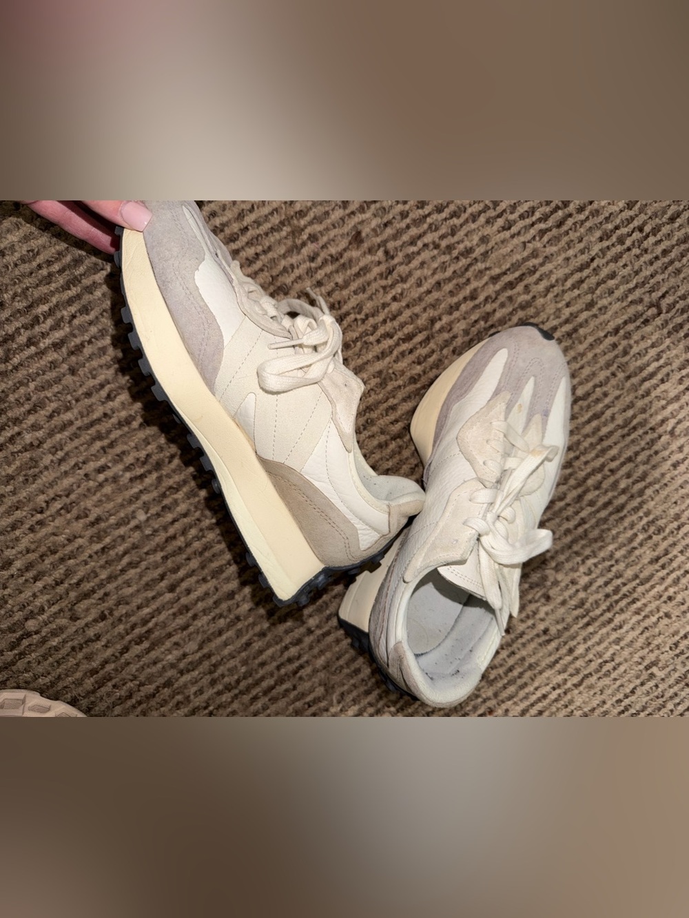 New balance 627 Casual Neutral-Gray Lace-Up Women's Sneakers